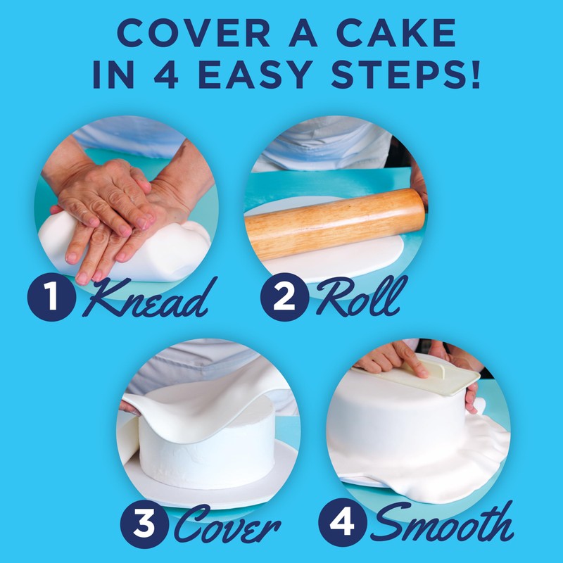 Satin Ice Fondant for Cake Decorating, Purple (5 Pound)