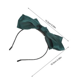 LIFKOME Satin Bow Hair Hoop Vintage Style Smooth Bowknot Headband for Women Soft Comfortable Ribbon Hair Accessory for Daily Wear and Special Occasions