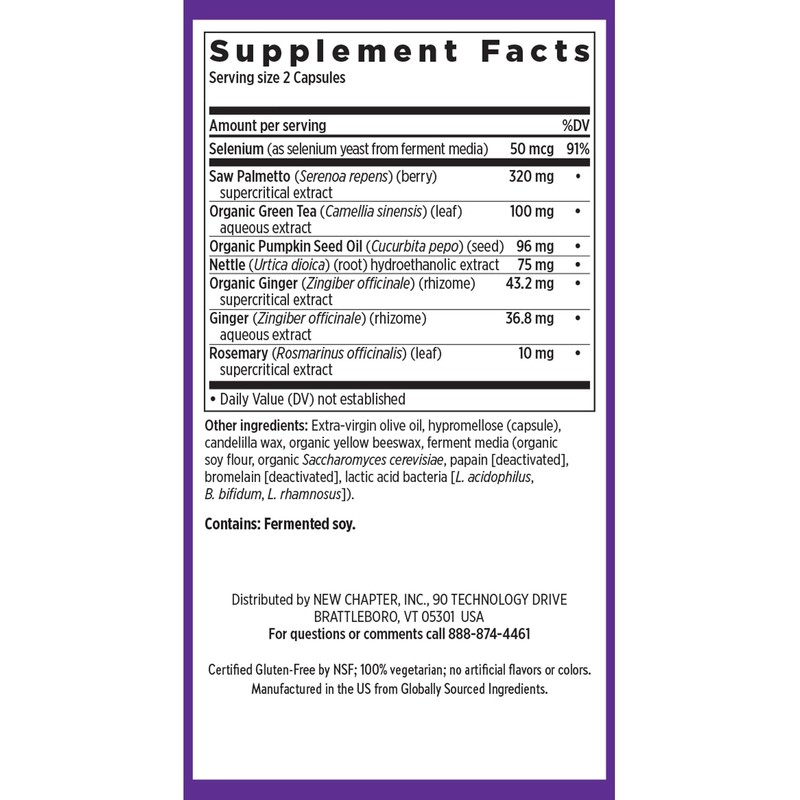New Chapter Prostate Supplement - Prostate 5LX™ with Clinical Strength
