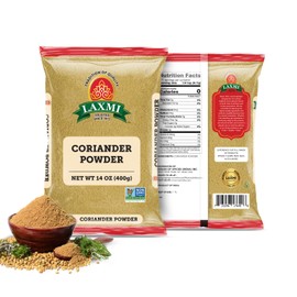 Laxmi Coriander Powder 400gm (14 Oz) | Natural Ground Coriander | Premium quality and high value | Non-GMO Coriander, ground | Free of Adulterations