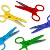 SES Creative 00839 Zigzag Scissors, Yellow, Red, Green, Light Blue