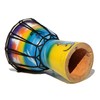 Wogeka - 20 cm Djembe - Bongo with Airbrush Painting