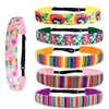 Girls' Hair Bands, Pack of 6 Girls' Headbands, Stretchy Headbands