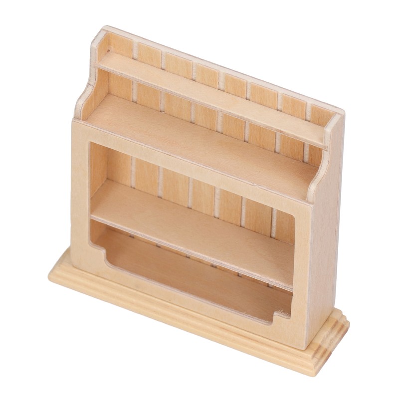 Dollhouse Cabinet Miniature Model Fine Workmanship Composite Wood Miniature Display
