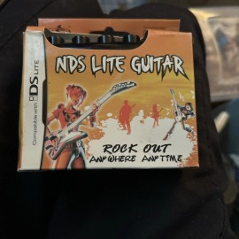 Guitar Hero Pega NDS Lite guitar Rock Out Guitar Grip Attachment Controller