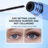 Black Mascara for Sparse lashes, Waterproof Mascara with Tiny Brush,