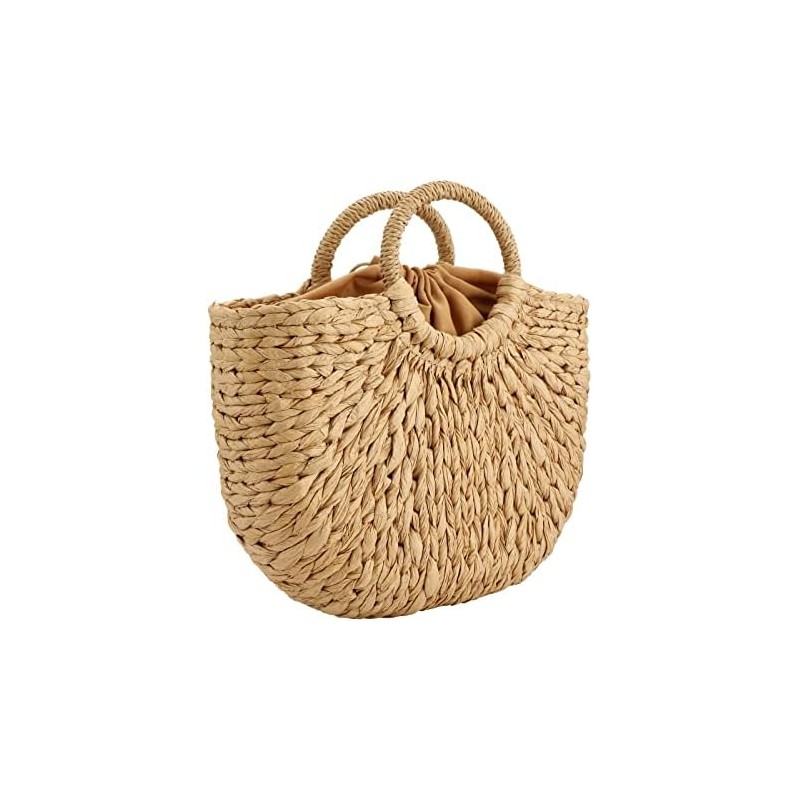 Gets Summer - Bolso de paja para mujer, tela a