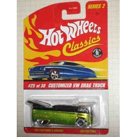 Hot Wheels Classics Series 2 -#25 Customized VW Drag Truck Antifreeze Collectible Collector Car Mattel Hot Wheels 1:64 Scale