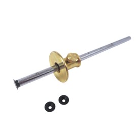 Taytools 467603 Wheel Marking Gauge Solid Machined Brass Head, 2 Extra High Speed Cutters.310 inch Diameter Hardened Beam 8 Inches Easy Read SAE and Metric Grads