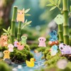 120 Pcs Mini Resin Animals,11 Styles Tiny Resin Figurines Duck