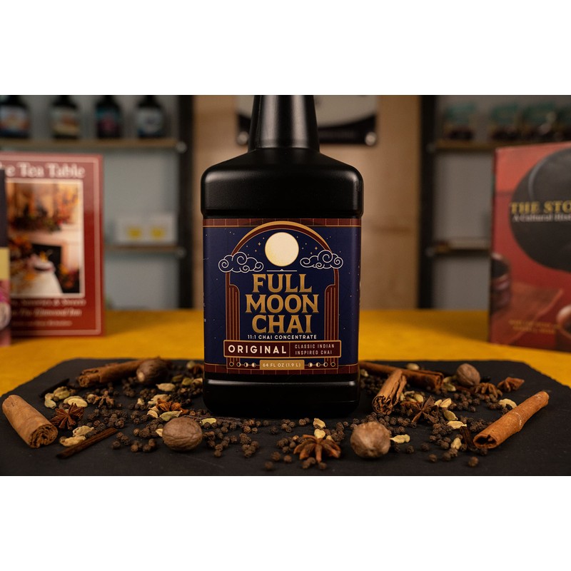 Maya Tea Full Moon Chai Concentrate, Original Classic Indian Inspired,