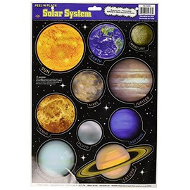 Solar System Peel 'N Place Party Accessory (1 count) (10/Sh)