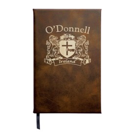 O'Donnell Irish Coat of Arms Leather Journal