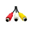 3.5 mm 4 Pole Mini Plug (L-Shaped Plug Male) to RCA (Red,