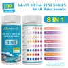 Heavy Metals Water Test Strips (8 Tests) - 100ct Home