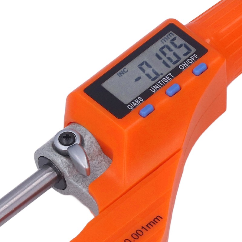 Digital Micrometer Electronic Spiral Thickness Measuring Tool 0.001mm Resolution Gauge