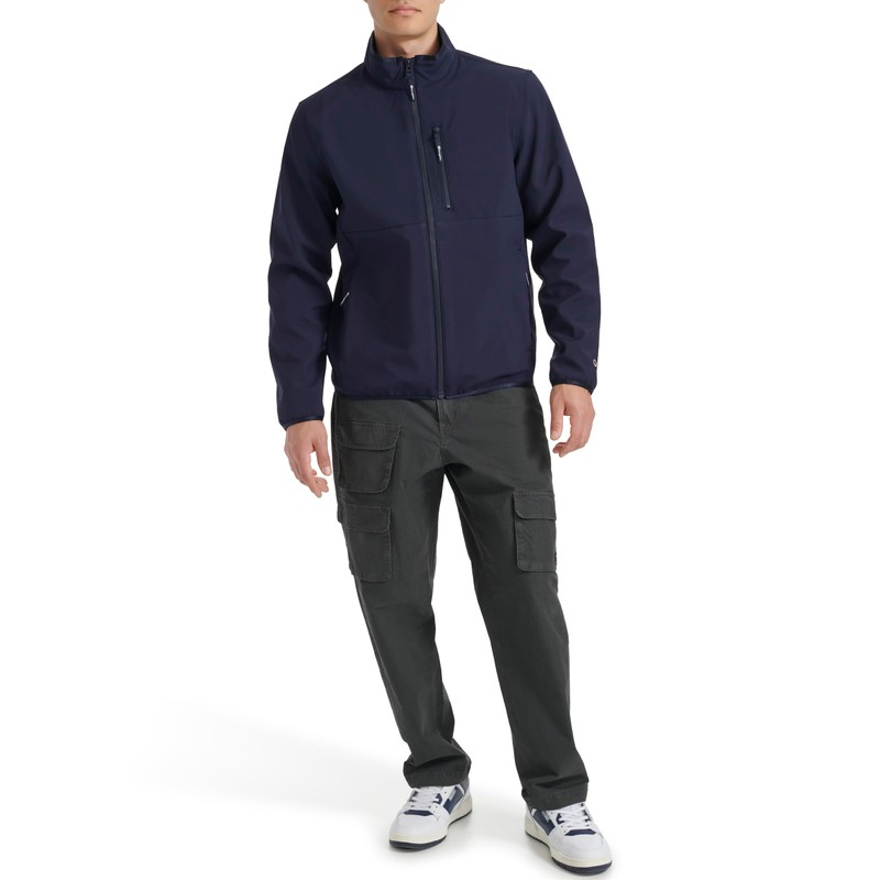 Champion Men's Lightweight Active Soft Shell Jacket with Stand Collar,