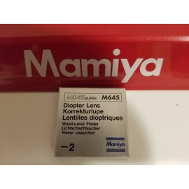 Mamiya 645 PRO TL, PRO, SUPER, M645 waist level finder ( -2 ) DIOPTER LENS
