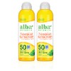 Alba Botanica Protector solar en aerosol para rostro y cuerpo,