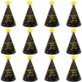 KatchOn, New Years Eve Party Hats 2024 - Pack of 12 | Happy New Year Decorations 2024 | New Years Eve Hats, New Years Eve Party Supplies 2024 | New Years Hats, New Years Decorations | DIY Required