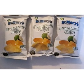St Mary's Breadfruit chips lightly salted (pack of 3)