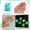 GSrenyu 36pcs Mini Resin Animals, Capybara Tiny Animal Resin Figurines,