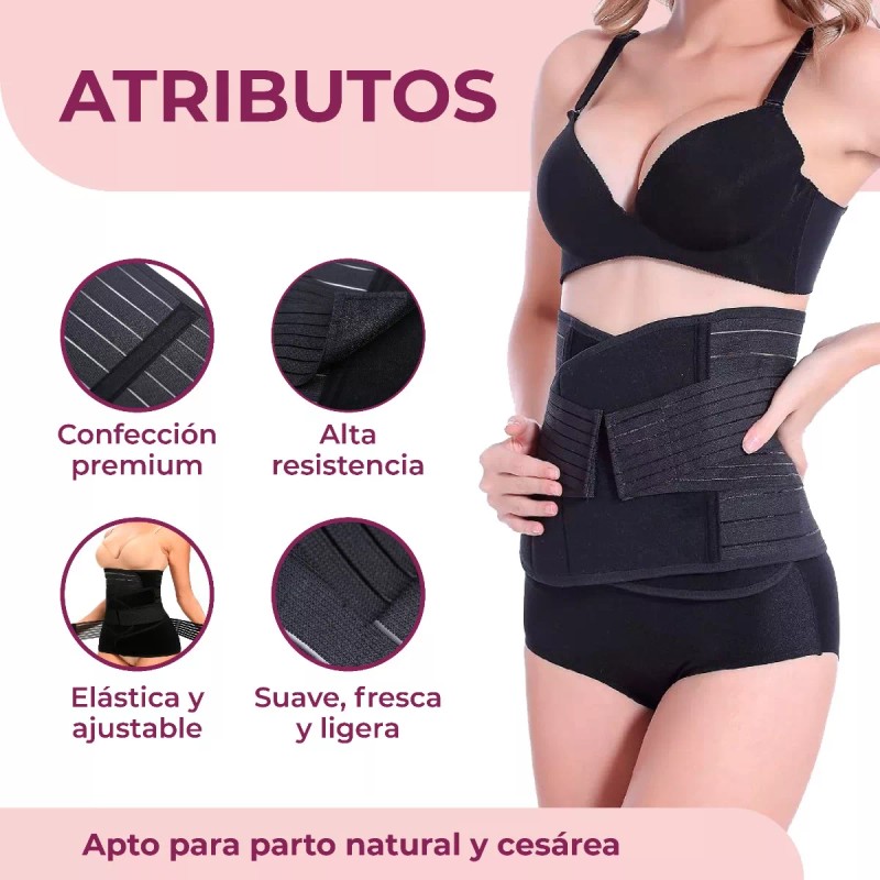 Mist Jewel Faja Postparto Maternidad Embarazo 3 En 1 Moldeadora
