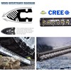 iJDMTOY Xenon White Mini-SR LED Fog Light Kit Compatible With