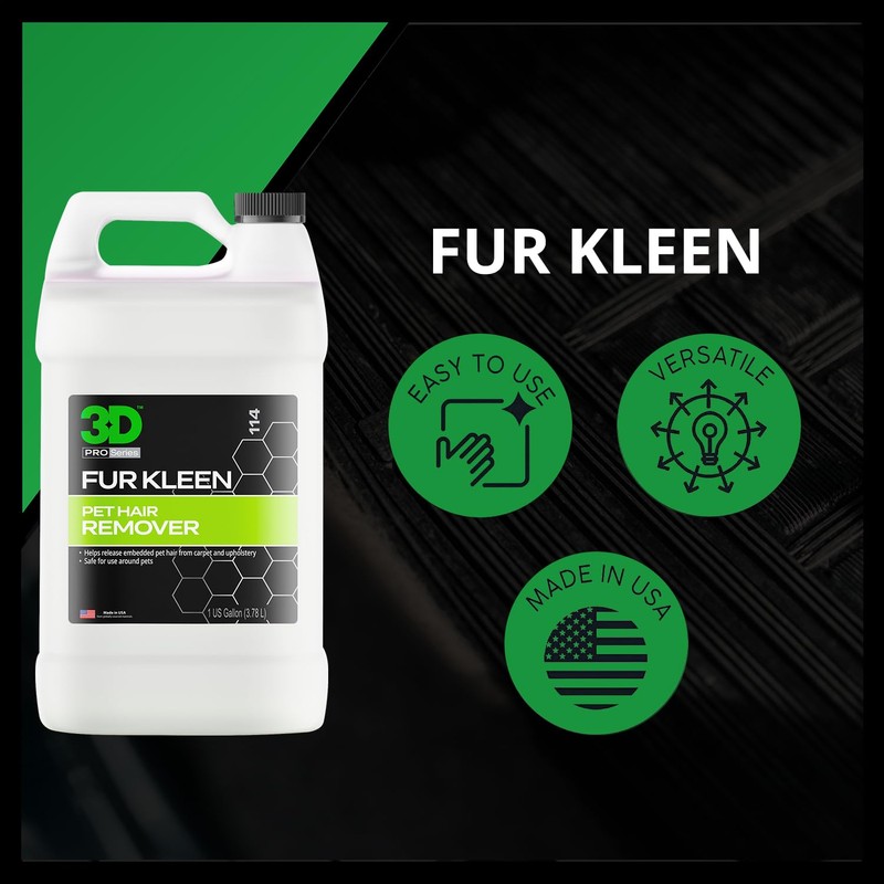 3D Fur Kleen - Pet Hair Remover & Cleaner -