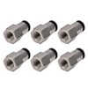 Female Straight Pneumatic Connecter Straight Pneumatic Quick Fitting Air Line