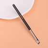 TEOYALL Flat Angled Eyeliner Brush, Soft Thin Slanted Synthetic Bristles