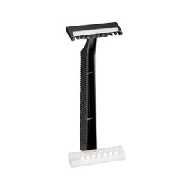 Believa Tattoo Raptors Disposable Razors - Pack of 100 - Black - Double Edged - Disposable Razors for Studio & Care