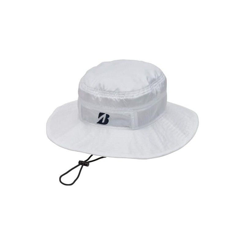 Bridgestone Golf HAS25A Men's HAS25AWH WH Hat, Cool Vital Hat