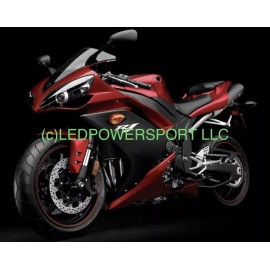 FT For Yamaha YZF R6 2007 2PC LED Headlight Kit Lamp Bulbs Kit 6000K Cool White