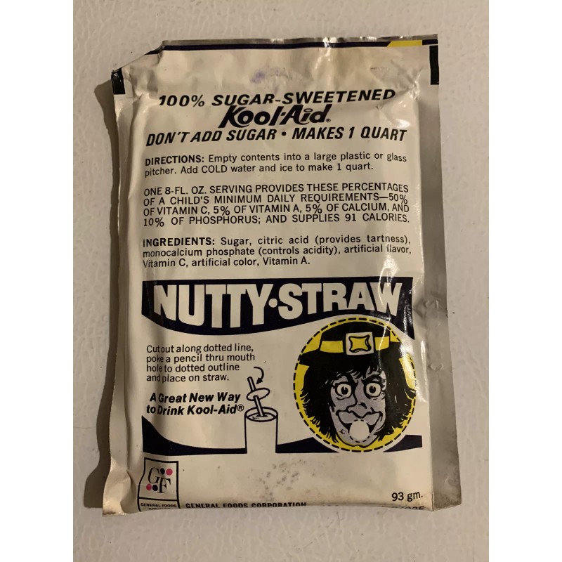 Kool-Aid Vintage 1970sKool Aid Full Unopened Pack Grape Sugar Sweetened