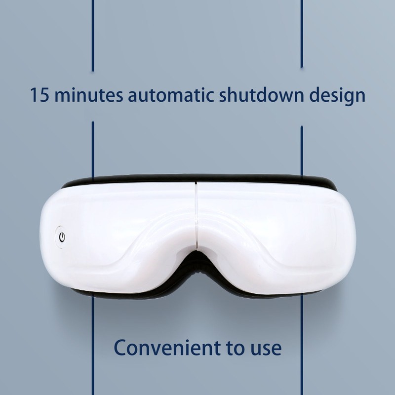 Eye Massager Double Gasbags Hot Compress 15 Mins Timing Vibration