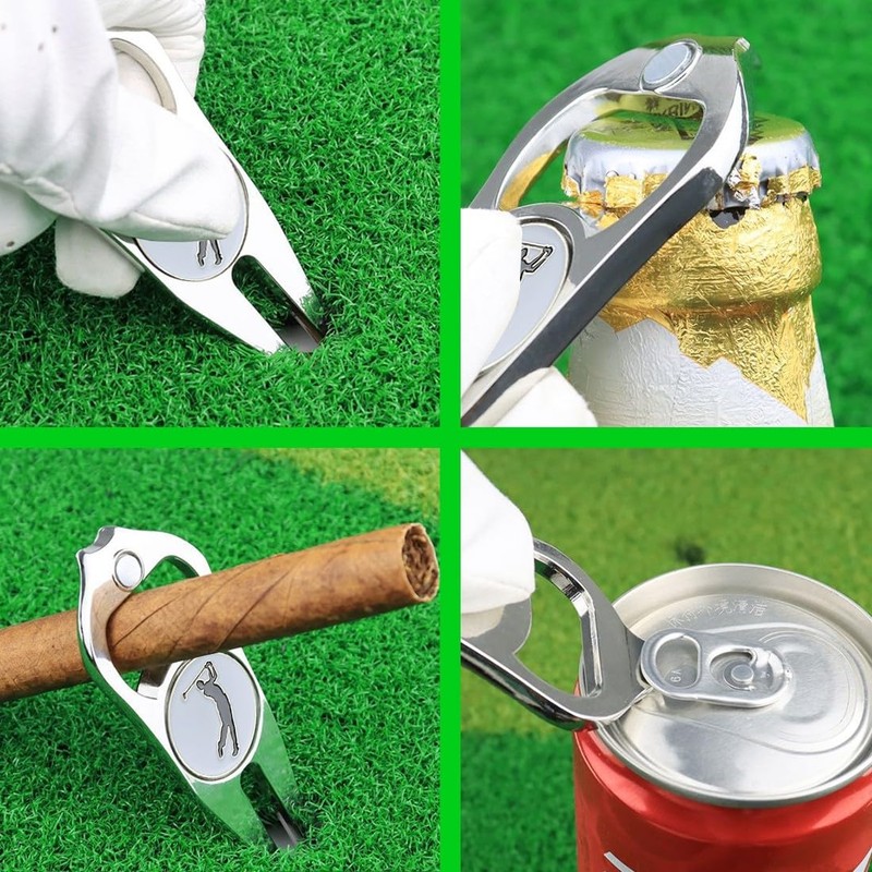 COYUN Golf Divot Tool, Golf Unisex Double Prong Divot Tool