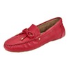 Aerosoles Women's Brookhaven Driving Style Loafer, Red Leather, Medium