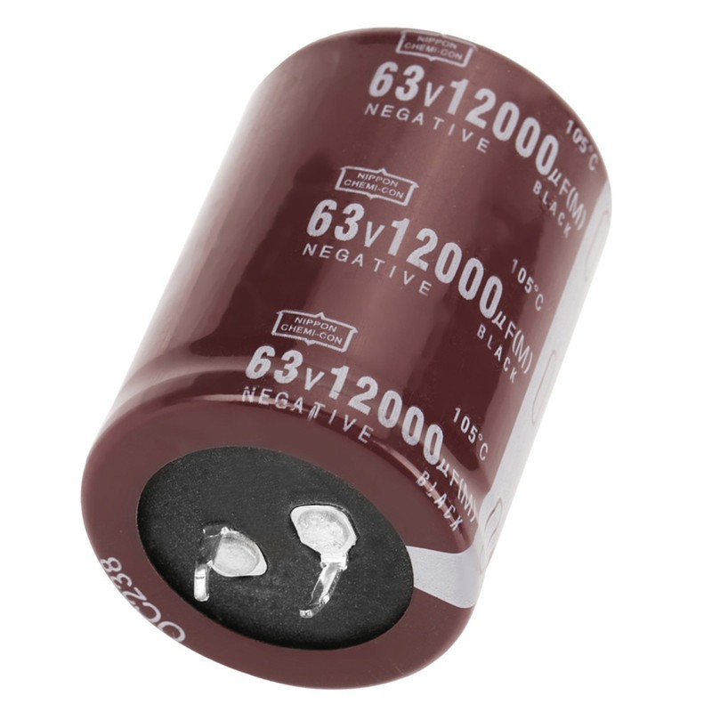 2pcs Audio 63V 12000uf Filter HIFI Electrolytic Capacitor 35*50mm for