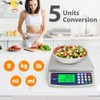 Large Digital Kitchen Scale 40kg/88lb Stainless Steel Price Computing Scale