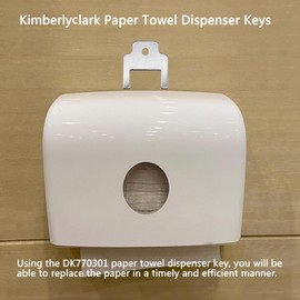 KLIVYA 770301 Key is Compatible with Kimberly Clark's Paper Towel, Folded Towel, roll Towel, and Center-Pull dispensers.Pack 5