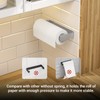 Paper Towel Holder Under Cabinet, Wall Mount, One-Handed Tear, Stainless