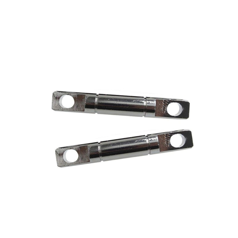 BLACKHORSE-RACING 2PCS Rear Adjustable Upper Camber Kit Red Compatible with