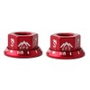 VOANZO Red Nut 2PCS/SET Bicycle Bike Hub Axle Nuts 7075