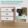 YogePote 90 Degree Hasp Latch, Heavy Duty 304 Stainless Steel