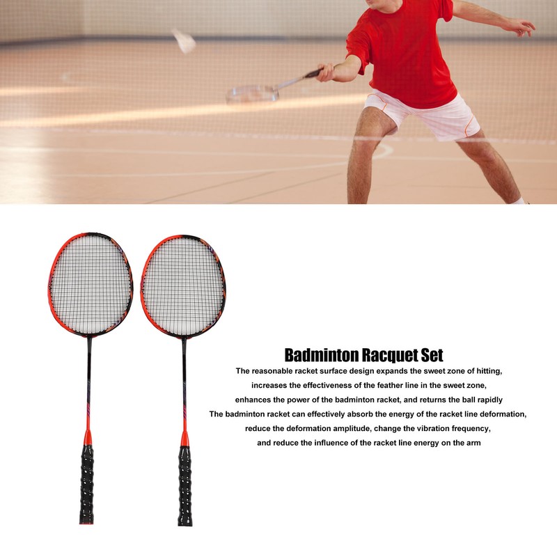 K7702 Professional Badminton Racquet Badminton Racket for Outdoor Backyards Playground