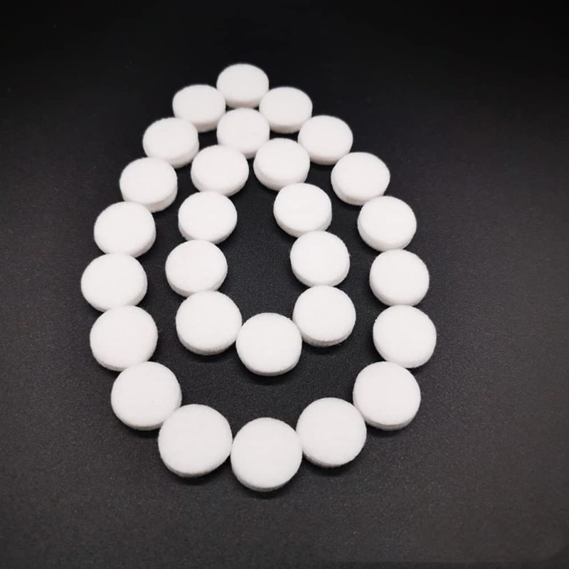 30Pcs Car Air Vent Clip Replacement Pads, 16mm Unscented Refill