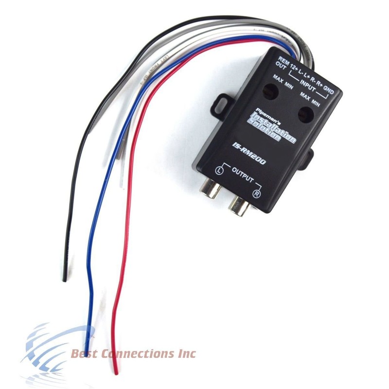 Pipeman's Installation Solution High/Low Converter with Remote Turn On Gold