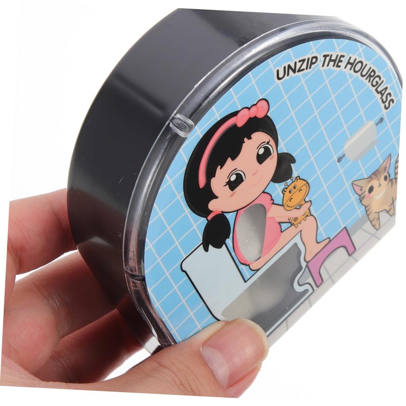 Ipetboom Sand Timer for Cartoon Design Toilet Sand Clock Bathroom