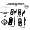 Canvas Clips Black for Picture Framing Screws Included 15 per